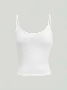 Girlism 4pcs/Set Teen Girls Cropped Casual Camisole Tops, Suitable For Spring, Summer, Autumn And Winter - Dark Grey - View 11