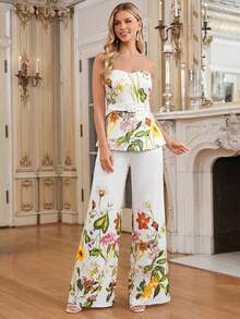 Amorya Bộ đồ nữ mới thanh lịch kiểu vintage in hoa gồm áo quây và quần ống rộng, phù hợp cho kỳ nghỉ và nhiều dịp khác nhau. Trang phục tốt nghiệp kiểu Tây Ban Nha cho mẹ và bé. Bộ đồ hai mảnh mùa hè cho nữ. Bộ đồ đi nghỉ mát mùa hè cho nữ. Bộ đồ hai mảnh mùa hè cho nữ. Bộ đồ quần vàng thường ngày cho nữ. Bộ đồ hai mảnh in hoa cho nữ. Áo quây và quần in hoa. Quần ống rộng in hoa. Bộ đồ Zanzea cho nữ. Bộ đồ mùa hè cho nữ. Trang phục hai mảnh mùa hè cho nữ. Bộ đồ mùa hè cho nữ. Quần ống rộng in hoa cho nữ. Bộ quần in hoa. - Nhiều màu - Xem 9