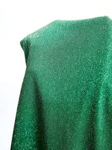 LYSMO 性感亮片低腰褶皱泳装裙 - 綠色 - 查看 8