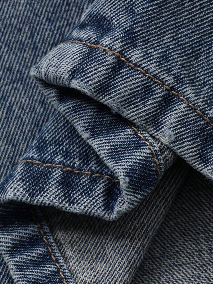 Women's Straight Leg Cropped Casual Jeans