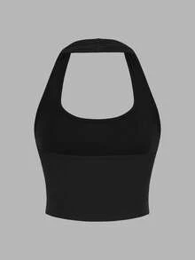 SHEIN EZwear 3pcs/Set Women's Casual Sexy Black, Pink, White Camisole Crop Top Vest Suit, Basic Summer - Multicolor - View 3