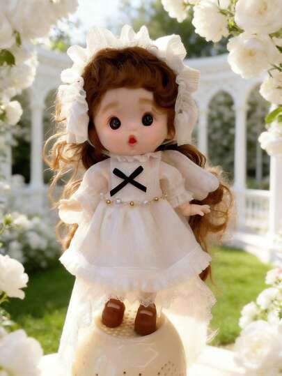 POKOJA LAND 1PC Lolita 8 Point Doll Fashion Wardrobe Set Cute Outfit Collection BJD Changeable Clothes Costume For Girlfriend Birthday Party Gift Toy