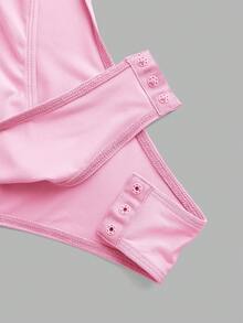 SHEIN EZwear 4件套女士多色吊带连体衣，黑/白/粉三色可选，休闲紧身款 - 彩色 - 查看 4
