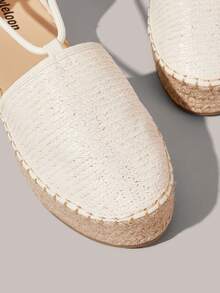 Styleloop Women's Bohemian Style Casual Thick Sole Loafers - Beige - View 10