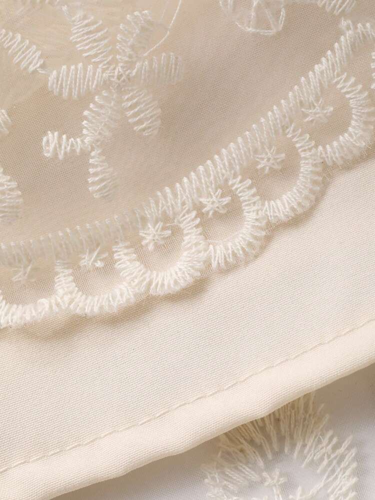 Spring & Summer White Textured Lace Dress, Elegant For Valentine's Day, Wedding, Party, Formal Occasion, Fashion Event, Slim Fit Long Sleeve Midi Dress For Women