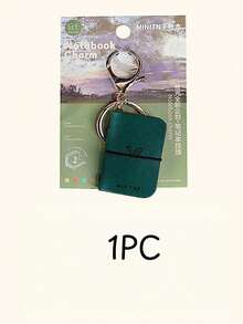 Zazumi 1pc Mini Keychain Notebook Portable Multi Color Paper Planner For Travel School Office Journaling Gift Idea Small Cute Traveler Notebook With Blank Pages For Daily Notes Goals Memories - Multicolor - View 11