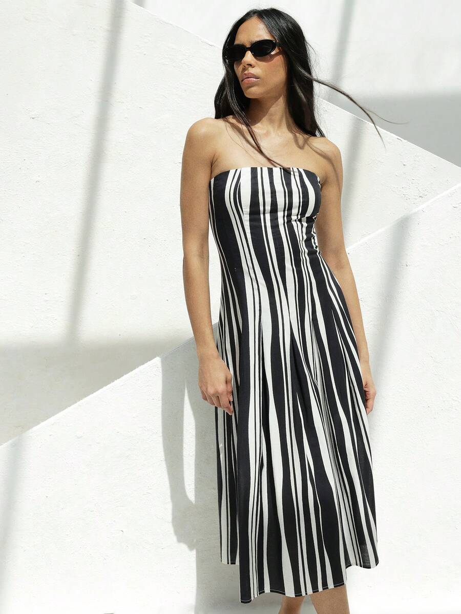 bandeau beach dress La Mer Bandeau Mini Dress