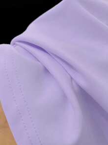 Resyla 大码夏季休闲柠檬刺绣短裤 - 黑色 - 查看 4