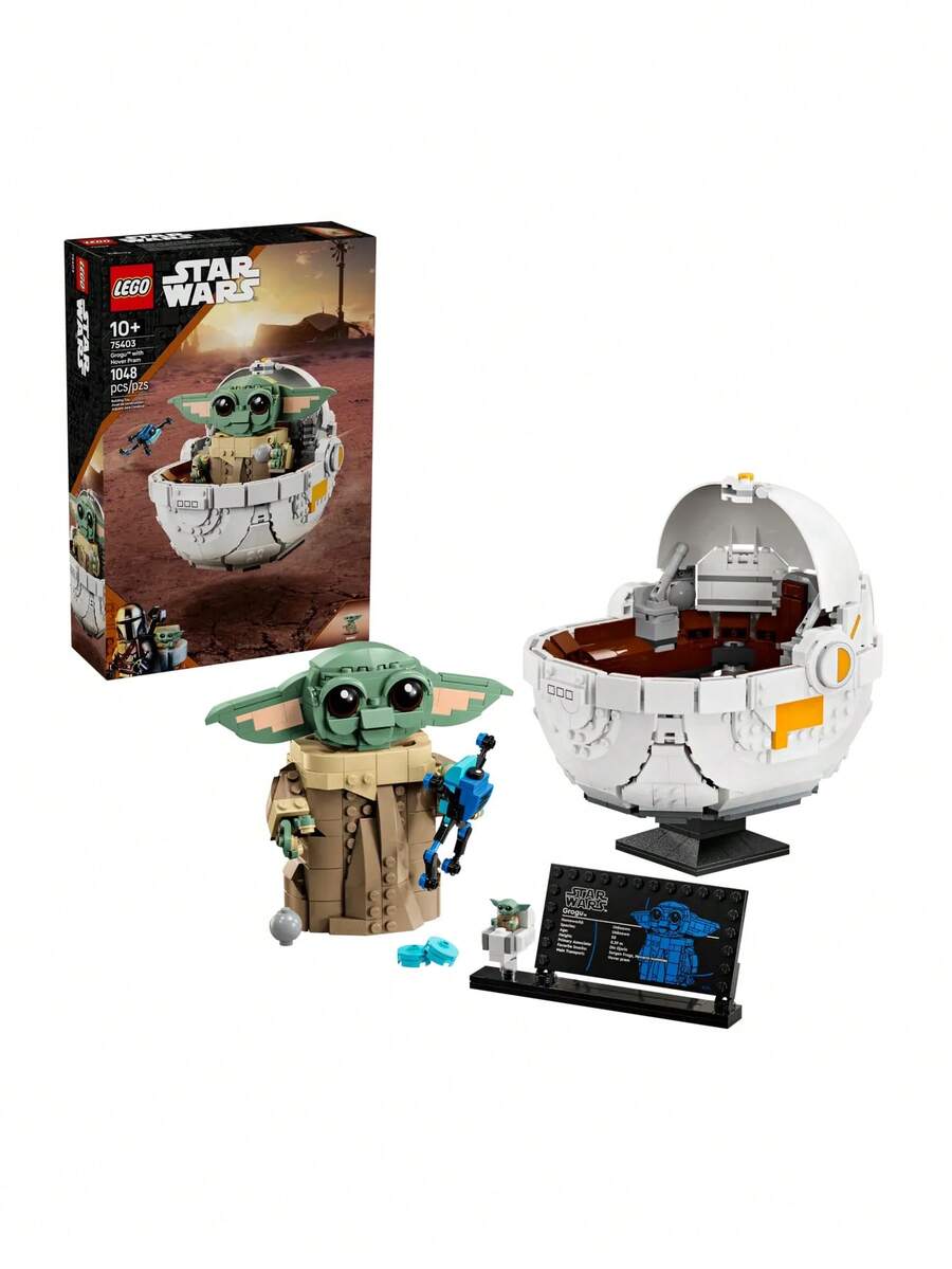 LEGO النجوم™ غروغو™ مع عربة طائرة للأطفال 10 سنوات+ 75403 - متعدد الألوان - مشاهدة 1