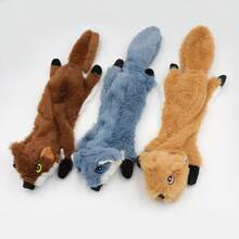 PETSIN Shell Squirrel Plush Dog Toy, Including BB Calls, Interactive Play For Dogs - Multicolor - View 7