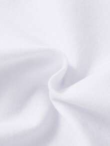 SHEIN 5件套新生儿男女通用纯白色柔软舒适针织连体衣，侧边纽扣设计，夏季套装，婴儿服装，男女通用5件套连体衣套装，男女通用服装，新生儿休闲百搭连体衣，日常休闲连体衣，多件套连体衣组合，0-9个月 - 白色 - 查看 8