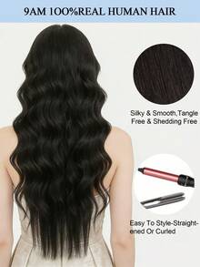 8D Micro Link Nano Beads Hair Extensions,16-22 INCH 50G/Pack, Micro Loop Human Hair Extensions, Invisible No Trace,Straight Human Hair,Invisible Mini Silicon Beads Easy To Install,Seamless, Natural Straight Hair,Perfect For Long Hair Lengthening, Hair Lengthening Straight Hair Texture Natural Hair Look - Multicolor - View 12