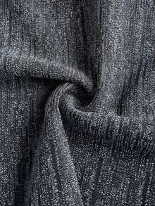 Maweii Bộ đồ cỡ lớn phong cách cổ điển lãng mạn thanh lịch đính sequin gồm áo khoác và quần hai hàng cúc, gồm 2 món. - Bạc - Xem 8