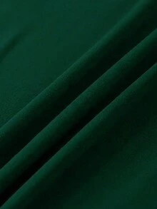 Resyla Women's Cartoon Bear & Letter Print Casual Round Neck Short Sleeve T-Shirt - Dark Green - View 3