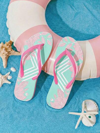 Grefit Chanclas con suela gruesa de | Pantuflas cómodas para exteriores verano 2024 con suelas suaves antideslizantes | Accesorio para fotos de vacaciones en la playa, disponible en varios colores