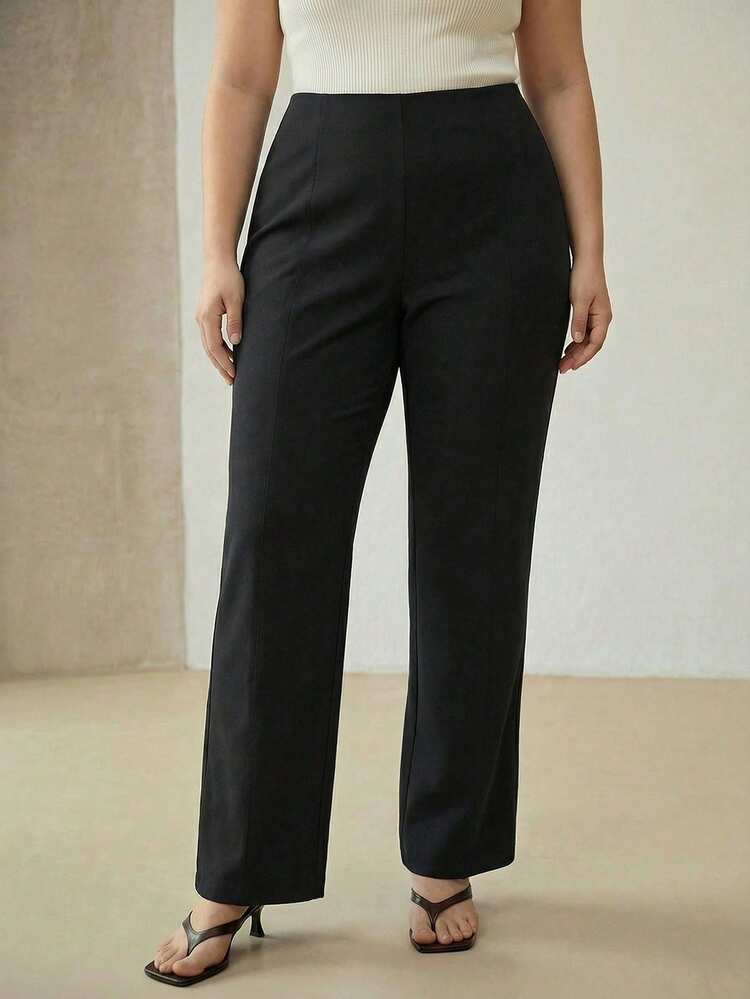 レディース プラスサイズ 秋 テーラード テーパードパンツ