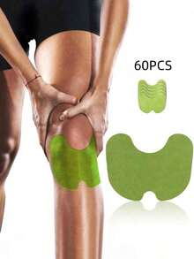 Natural Herbal Knee Patch With Plant Extracts, Self-Heating Warm Compress For Joint Muscle Relaxation, Body Back Arm Wrist Leg Relief - Green - View 3