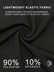 Manfinity Sport Corelite 2 chiếc áo thun thể thao nam mùa hè, kiểu dáng thường ngày, in họa tiết, tay ngắn raglan, ôm dáng, màu đen. - màu đen - Xem 5