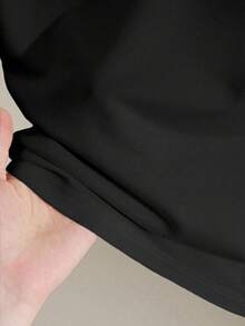 Resyla Bộ áo thun và quần short nữ cỡ lớn mùa hè mới, thiết kế họa tiết da báo cổ điển, bộ đồ thể thao ngoài trời thanh lịch và thoải mái. - màu đen - Xem 3