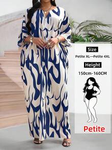 SHEIN Lady Váy Maxi Một Mảnh Tay Dài Cổ Điển Màu Trắng Dệt Kim Mùa Thu Đông Trang Phục Mùa Thu Cho Nữ Trang Phục Đi Chơi Áo Choàng Cho Nữ Váy Mùa Đông Bốn Mùa Trang Phục Đi Biển Cho Nữ Trang Phục Công Sở Thường Ngày Cho Nữ - Xanh đậm - Xem 6