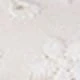 White embroidered flower cloth