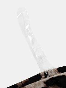 SHEIN Teen Girls 3pcs Vacation Casual Asymmetric Hem Asymmetrical Shoulder Top, Summer 2 Pieces Set, Suitable For Back To School, Afternoon Tea, Casual, Beach Wedding Guest, Graduation Brunch, St. Patrick's Day, Spring Break, Easter, Music Festival, Elegant Boho Tropical, Leopard Print, Black, White - Multicolor - View 3