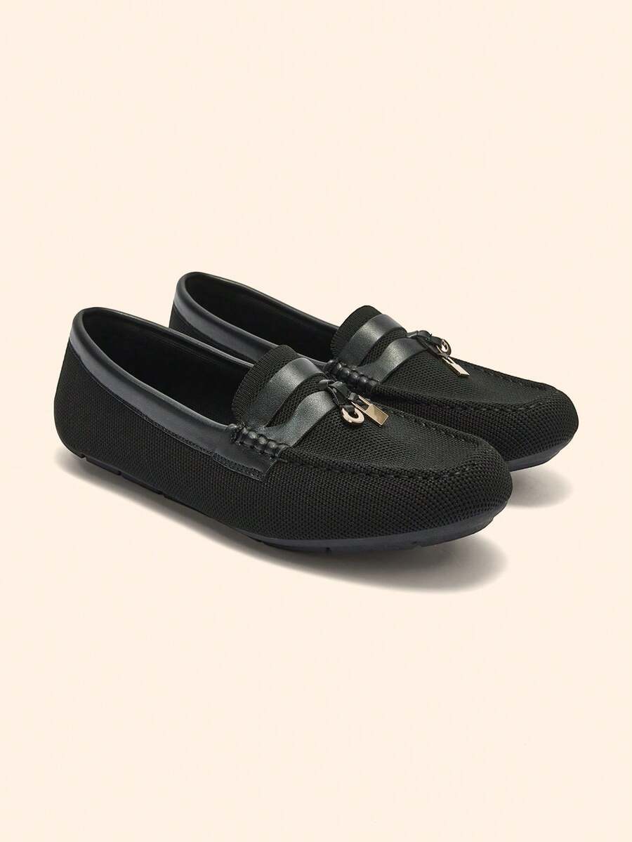 CUCCOO BASICS Women's Fashion Flat Shoes - Black - View 1