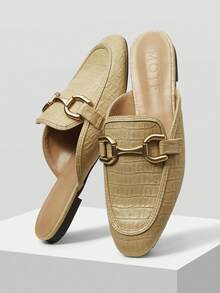 MOTF ZAPATOS PLANOS CÓMODOS PARA USO DIARIO CON DISEÑO SLIP-ON PARA MUJERES PARA NAVIDAD - Albaricoque claro - Ver 8