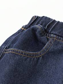 Bộ 2 quần jean denim xanh nhạt dáng suông cho bé trai, ống côn. - Nhiều màu - Xem 6