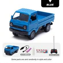 MINKOJA 1pc Remote-Controlled Simulated Cargo Truck, Children's Remote-Controlled Mini Truck Toy With Lights, Early Learning And Hands-On Skill Development, Creative Birthday Gift, Perfect For Boys Who Love Construction Vehicles - Multicolor - View 13