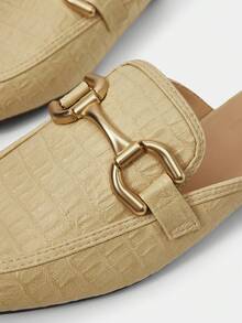 MOTF ZAPATOS PLANOS CÓMODOS PARA USO DIARIO CON DISEÑO SLIP-ON PARA MUJERES PARA NAVIDAD - Albaricoque claro - Ver 9