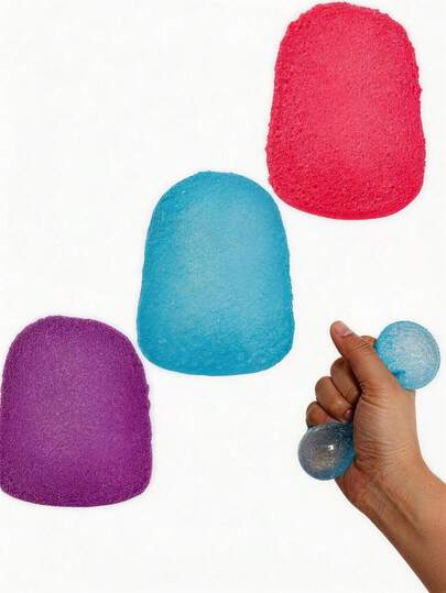 POKOJA LAND 适合青少年和成人的软绵绵减压玩具，超结实挤压球，感官刺激，缓解压力，生日、复活节篮子填充物和派对礼物