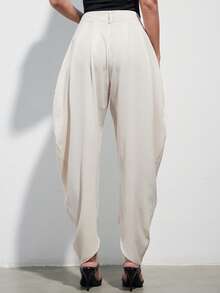 Aveloria Modichic Quần tây công sở màu mơ xếp ly tối giản mới, thiết kế xếp ly tạo vẻ ngoài cổ điển nhiều lớp, phù hợp cho nơi làm việc, đi lại hàng ngày và các cuộc họp kinh doanh. - Màu be - Xem 2