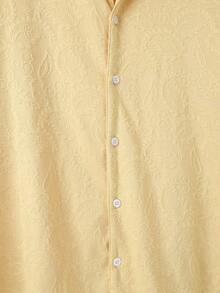 VENTUSAIL 男士短袖单排扣衬衫短裤休闲套装 男士佩斯利黄色短裤套装 黄色两件套 男士两件套服装 黄色两件套短裤套装 男士夏季两件套 适合日常休闲、周末旅行、户外活动、探险旅行、轻松的工作环境或半正式场合、送给男友/丈夫的礼物、周年纪念/生日礼物、派对、夏季假期、婚礼、春夏男士邮轮套装、游艇套装、沙滩套装 - 黃色 - 查看 7