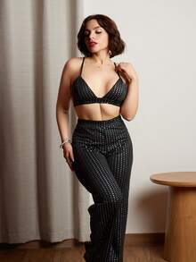 Lupita Cardoza 女士日常两件套服装 - 黑色 - 查看 1