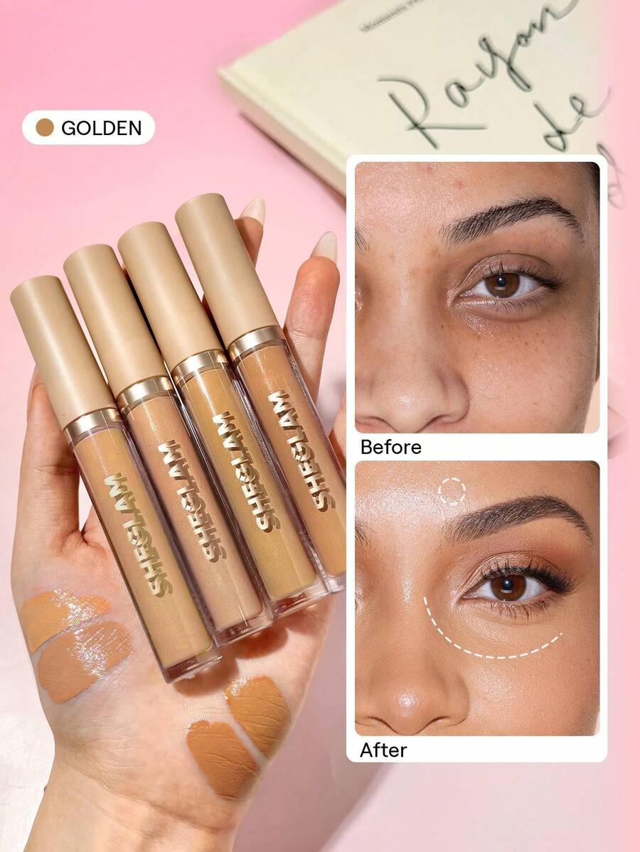 SHEGLAM Like Magic Kem Che KhuyếT ĐIểM DưỡNg ẨM-Golden ThươNg HiệU LàM đẹP Trang đIểM Mỹ PhẩM Cho Phụ Nữ Và Cô GáI HoàN HảO Cho MùA Hè MùA XuâN Lý TưởNg Cho Y2K ThờI Trang Sang TrọNg Phù HợP Cho Sinh NhậT NgàY CủA Mẹ Quà TặNg TiệC SẵN SàNg MàU SắC TốT NhấT - Golden - Xem 1