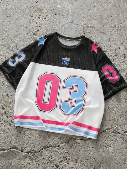 AXEPEAK 男士针织休闲宽松短袖T恤