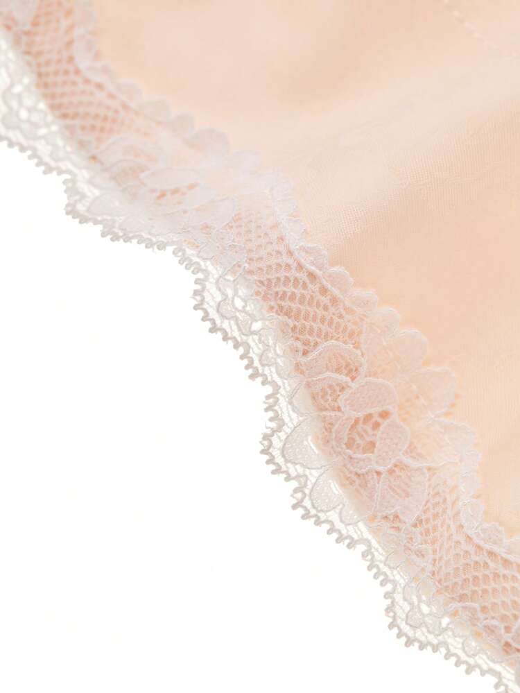 Plus Size Champagne Satin Pajama Set