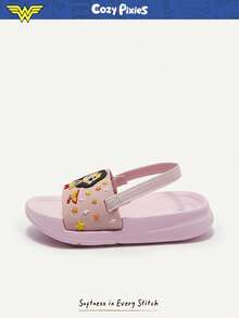 Cozy Pixies 1 Đôi dép lê cho bé kiểu công chúa xinh xắn, đa năng, thích hợp đi biển mùa hè. - Hồng - Xem 6
