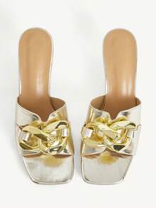 CUCCOO CHICEST Wemenshoes Spring/Summer Fashion High Heel Sandals - Light gold - View 2