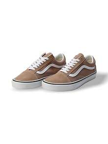 Sneakers Vans Old Skool Sweat Absorption Breathable Lightweight Solid Versatile School Daily Unisex Dark Pink VN000D6WE2V1 - Dark nude pink - View 2