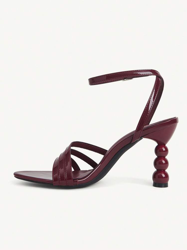 CUCCOO CHICEST New Summer/Summer Outdoor Women High Heel Sexy Sandals, Fashionable Thin Strap Roman Shoes, Suitable For Party, Easter Celebration Wedding Shoes Summer Shoes Bride Shoes