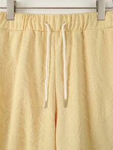 VENTUSAIL 男士短袖单排扣衬衫短裤休闲套装 男士佩斯利黄色短裤套装 黄色两件套 男士两件套服装 黄色两件套短裤套装 男士夏季两件套 适合日常休闲、周末旅行、户外活动、探险旅行、轻松的工作环境或半正式场合、送给男友/丈夫的礼物、周年纪念/生日礼物、派对、夏季假期、婚礼、春夏男士邮轮套装、游艇套装、沙滩套装 - 黃色 - 查看 4