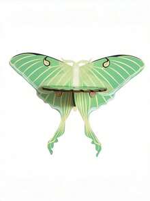 Joivida Bohemian Green Wooden Butterfly Crystal Candlestick, Wall-Mounted Decorative Storage Shelf, Art Craft Ornament For Living Room Entryway Homestay - multicolor - View 14