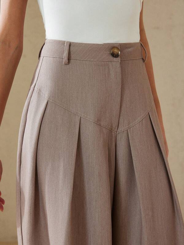 Aveloria Rosie New Arrival Spring/Summer Casual Fashion Versatile Pleated Design Wide Leg Suit Pants