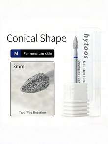 1Pc 3Pcs Tapered Diamond Nail Drill Bit Professional Cuticle Cleaner For Dead Skin Removal Nail Care Manicure Tool - Multicolor - View 15