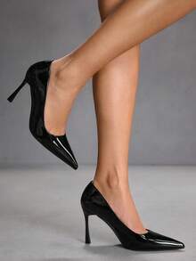 CUCCOO SZL Women's High-Heeled Shoes Are Sexy Spring Shoes - Black - View 3