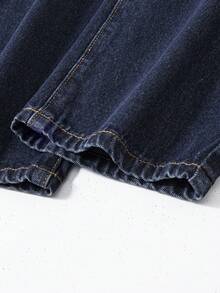 Bộ 2 quần jean denim xanh nhạt dáng suông cho bé trai, ống côn. - Nhiều màu - Xem 7