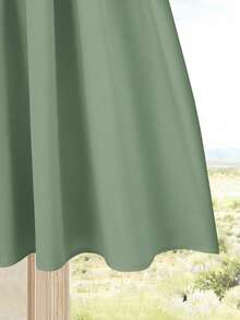 Rusticease 休闲简约度假波西米亚风优雅浪漫复古绿色圆点印花图案，沙滩装，度假装，夏季户外女装，两件套宽松半裙上衣套装 - 彩色 - 查看 4