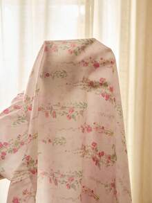 SHEIN 宽松浪漫碎花褶皱睡裙，夏季 - 彩色 - 查看 8